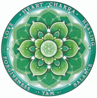 heart chakra sticker