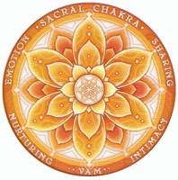 sacral chakra sticker