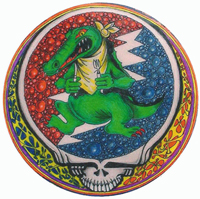 steal your face alligator sticker