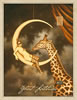 giraffe art card david delamare