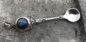 labradorite spoon