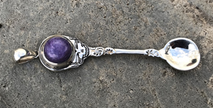 charoite spoon