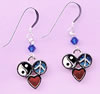 peace jewelry - peace sign earrings