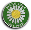 peace jewelry - peace pin - make love not war