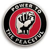 peace jewelry - peace pin - power to the peaceful