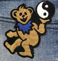 bear w yinyang patch