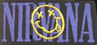 nirvana smiley patch