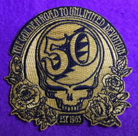 grateful dead golden road to unlimited devotion 50th anniversary patch